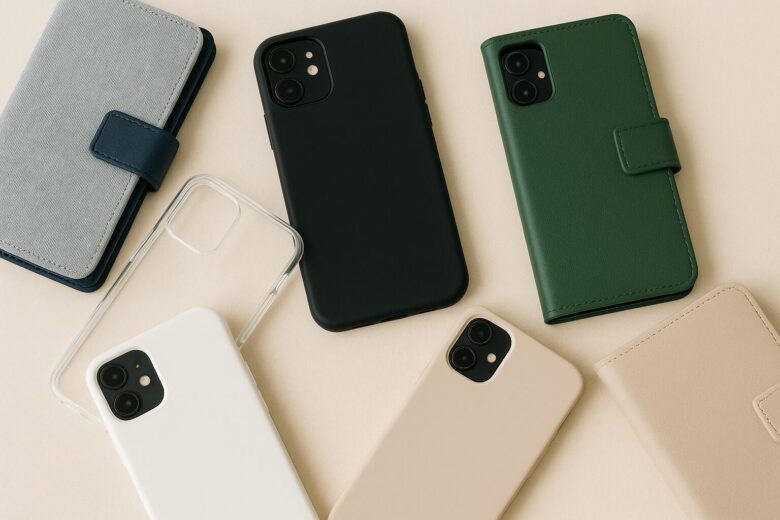 たくさんのスマホケース